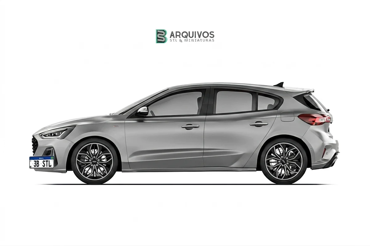 Modelo 3D STL - Ford Focus 2022 — foto 2